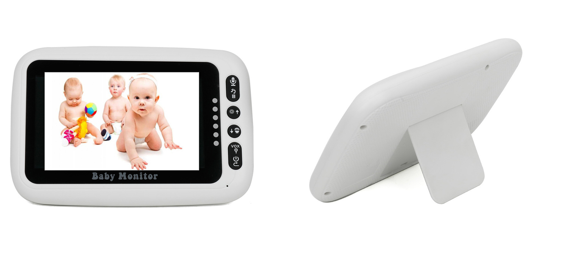 Wireless Baby Monitor - 4.3 インチ IPS スクリーンワイヤレスビデオベビーモニターインターホンベビーナニーセキュリティカメラ VOX モード温度監視ベビーシッター