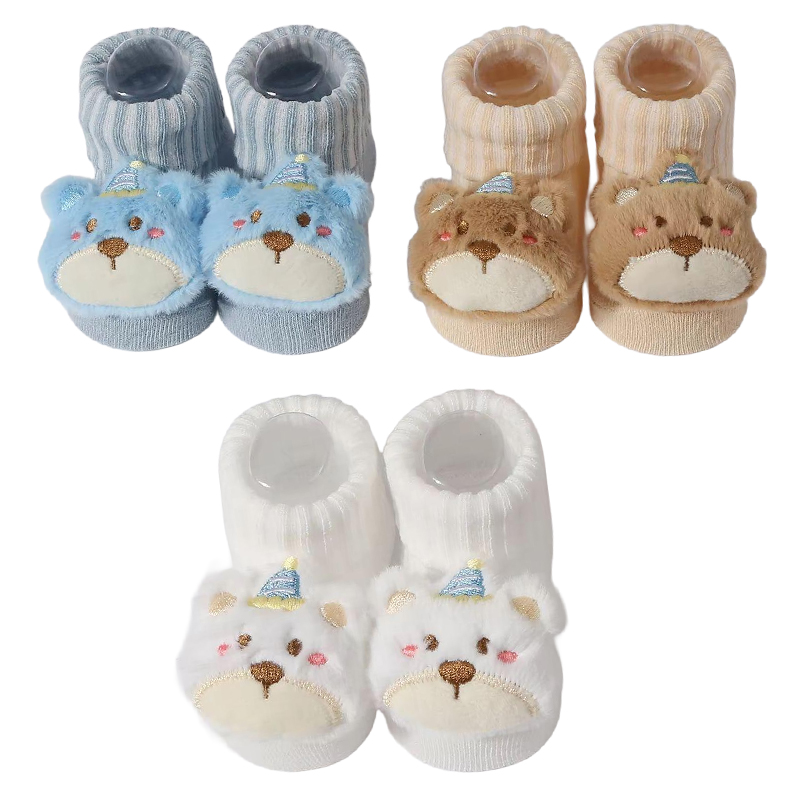 Baby Products Useful - 3 ペア/セットベビーソックスガールズボーイズ新生児アクセサリー漫画動物キッズギフト服子供幼児のもの綿通気性靴下