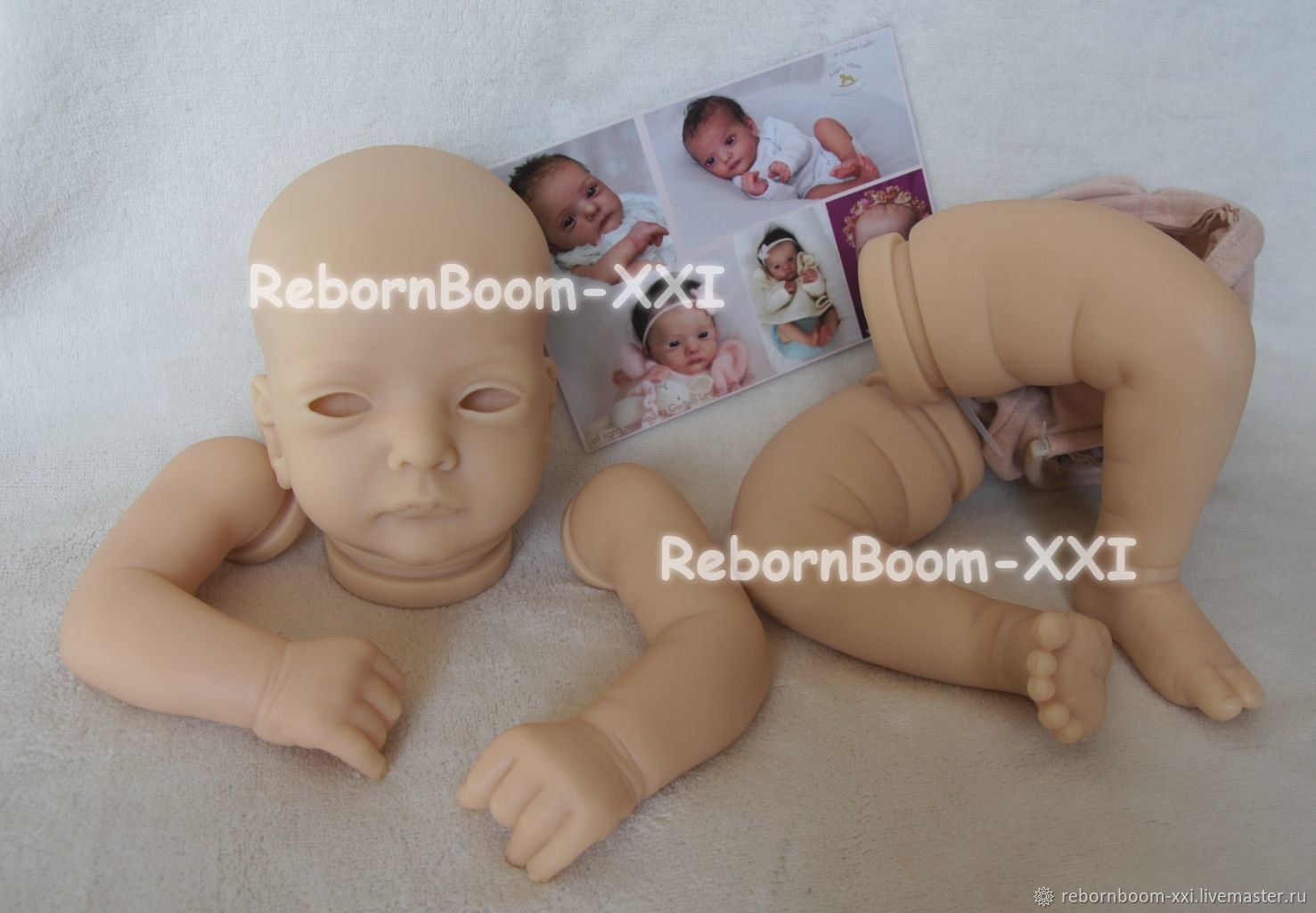 Baby Products Kit For Newborn - 19インチ未塗装キットアナリボーンドールキットフレッシュカラー新生児ベビーキット未完成ドールブランクパーツCOA付き