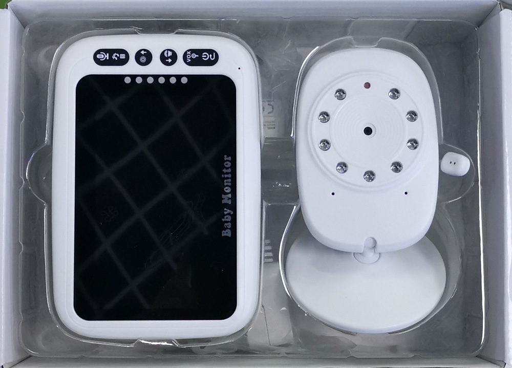 Wireless Baby Monitor - 4.3インチLCDスクリーンワイヤレスビデオベビーモニターインターホンベビーナニーセキュリティカメラVOXモード温度監視ベビーシッター