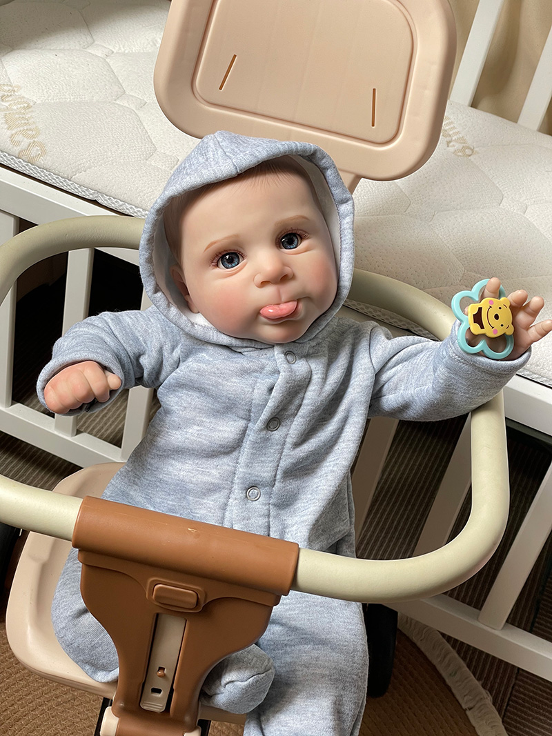 Baby Products Drawing - コケラ 20インチ/50cm 本物そっくりのベビードール 本物のような柔らかい手触りの赤ちゃん リアルなシリコン製のリボーンドール 手描きの髪付き