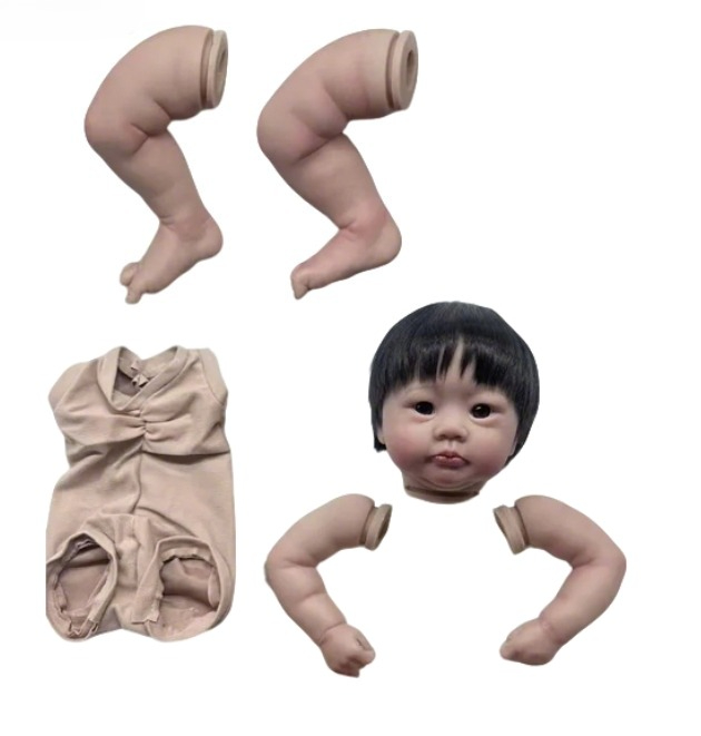 Baby Products Kit For Newborn - 新生児ラリ人形キットリアルな未組み立て DIY 塗装済み人形パーツ手根毛付き