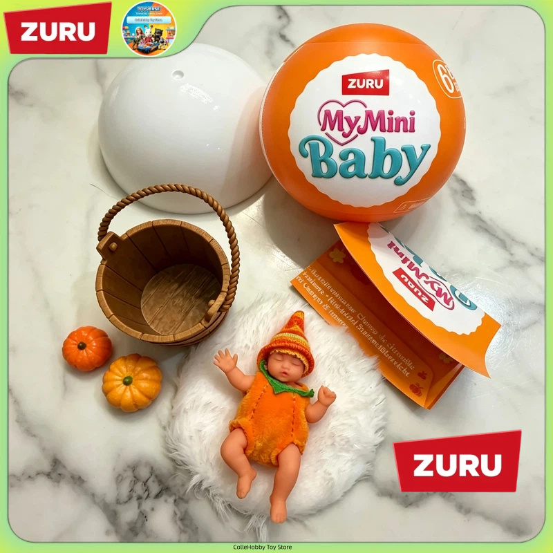 Baby Products Store - 新しいズル マイミニベビーパンプキンシリーズ5 サプライズブラインドボックス ソフトシリコンミニドール コレクタブルトイ 女の子