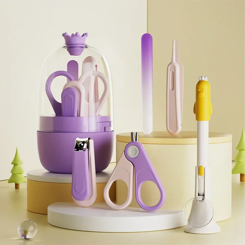 Baby Products Kit For Newborn - 新生児用ネイルケアキット1点、新生児用美容クリーニングケア用品、安全ネイルセット、ベビーギフト、ベビーネイルトリマー