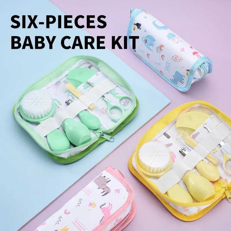 Baby Products Kit For Newborn - 赤ちゃんのヘルスケアキット、幼児のヘルスケアとグルーミングセット、新生児向け製品、1セットあたり6個