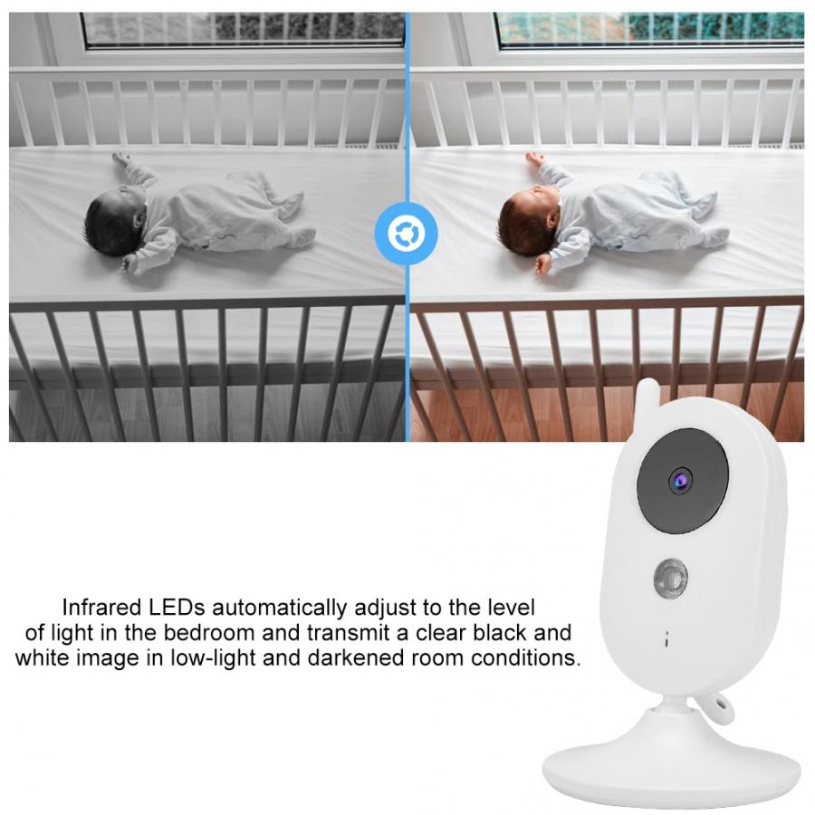 2.4インチワイヤレスインターホンベビーカメラ温度表示ベビー - Wireless Baby Monitor のレビューと価格