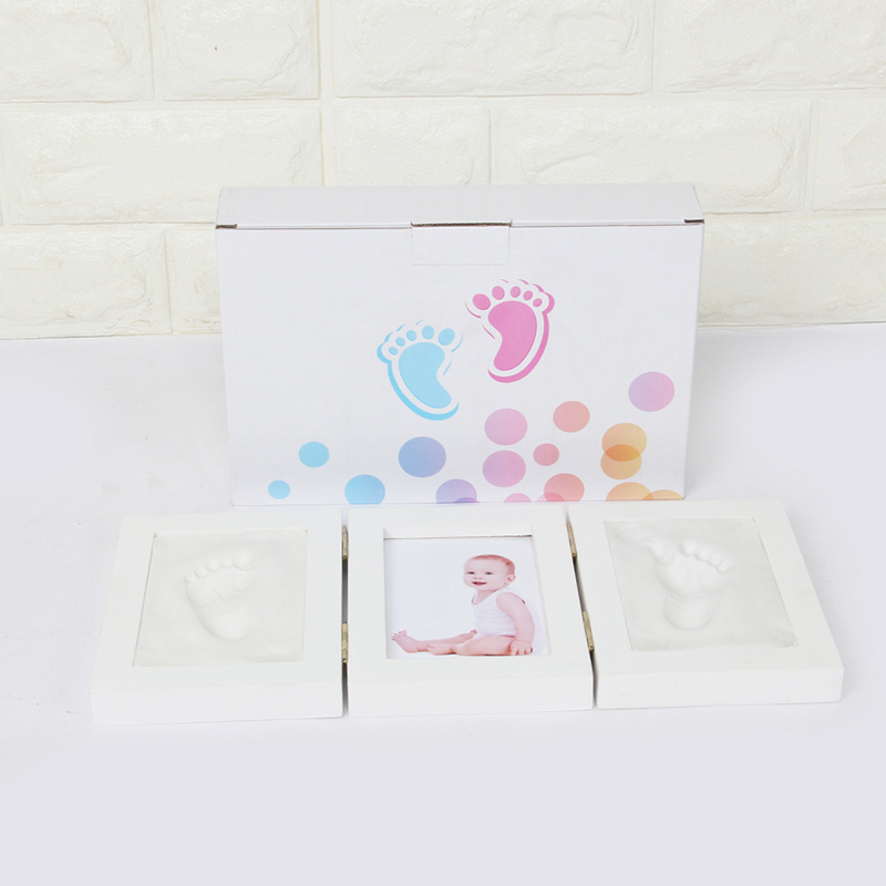 生まれたばかりの赤ちゃんのハンドルと足跡のフォトフレーム,粘 - Baby Products Kit For Newborn のレビューと価格