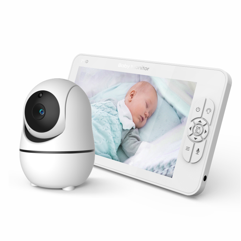 7インチIPSスクリーン 1V2 ワイヤレスPTZビデオベビ - Wireless Baby Monitor のレビューと価格