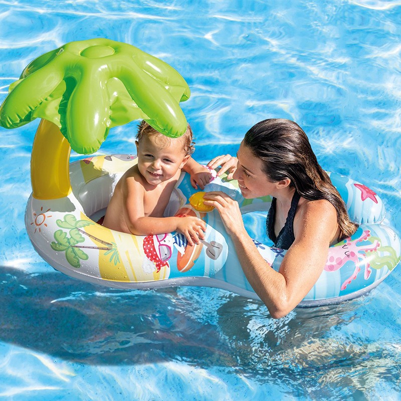 ベビースイミングフロートリング、空気注入式幼児用浮き輪、子供 - Baby Swimming Floater のレビューと価格