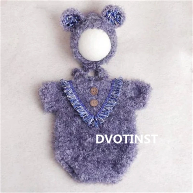 新生児の写真撮影の小道具かぎ針編みニット服帽子衣装セット F - Baby Products Useful のレビューと価格