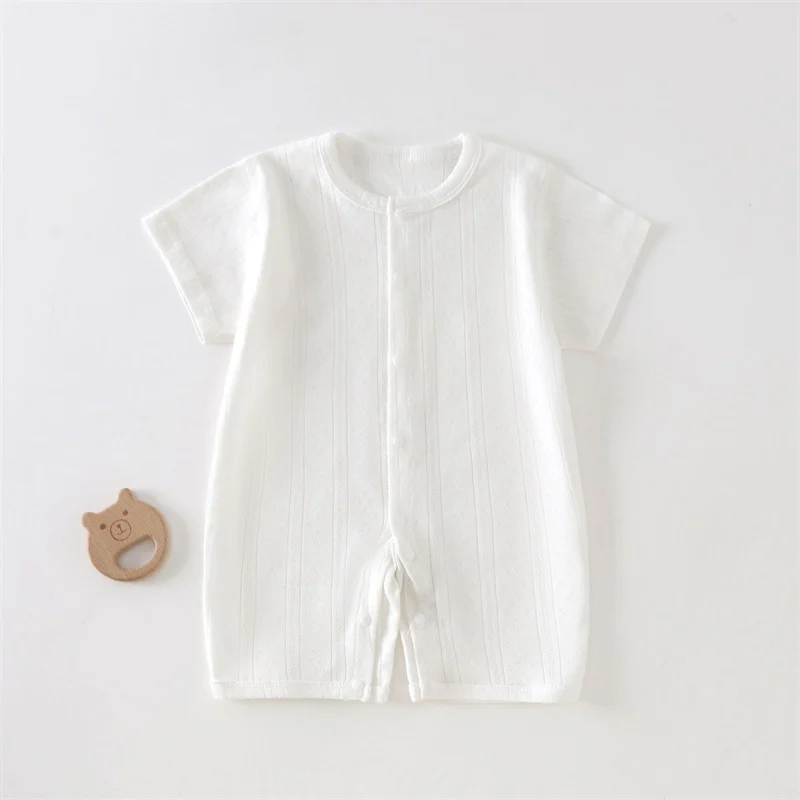 幼児ベビーコットンロンパース夏用メッシュ通気性シームレススリ - Baby Products On Sale のレビューと価格