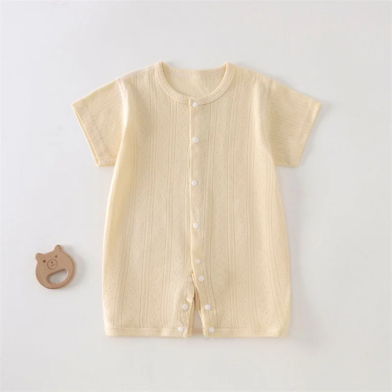 幼児ベビーコットンロンパース夏用メッシュ通気性シームレススリ - Baby Products On Sale のレビューと価格
