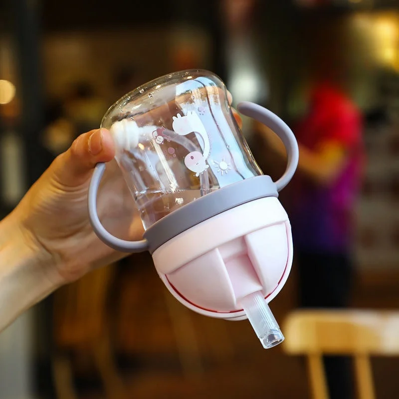 新しい漫画パターン屋外子供用飲料ボトルストロー付きベビー授乳 - Baby Products Best のレビューと価格