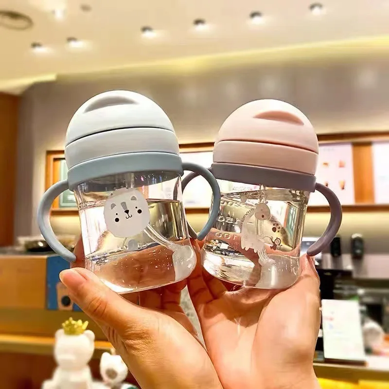新しい漫画パターン屋外子供用飲料ボトルストロー付きベビー授乳 - Baby Products Best のレビューと価格