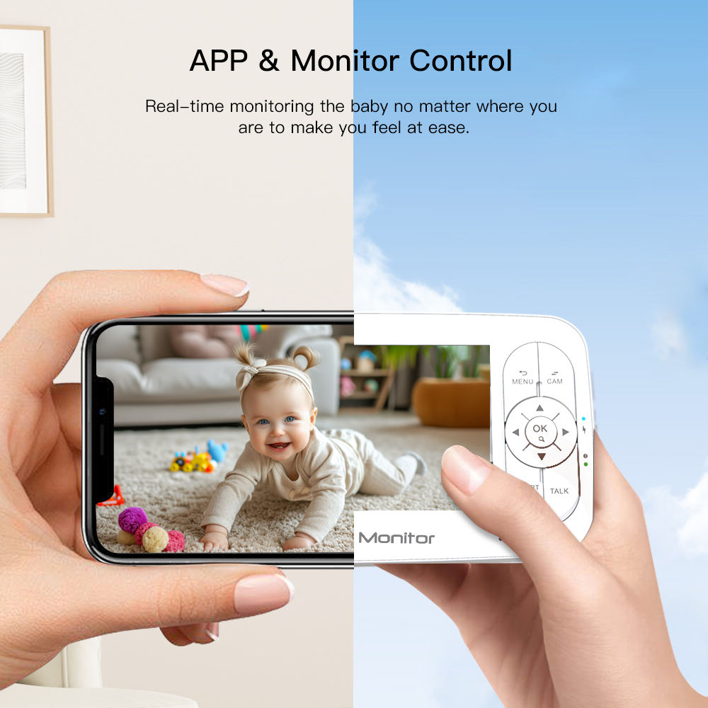 5インチ2MP 1080P APPリモートコントロールWIF - Wireless Baby Monitor のレビューと価格
