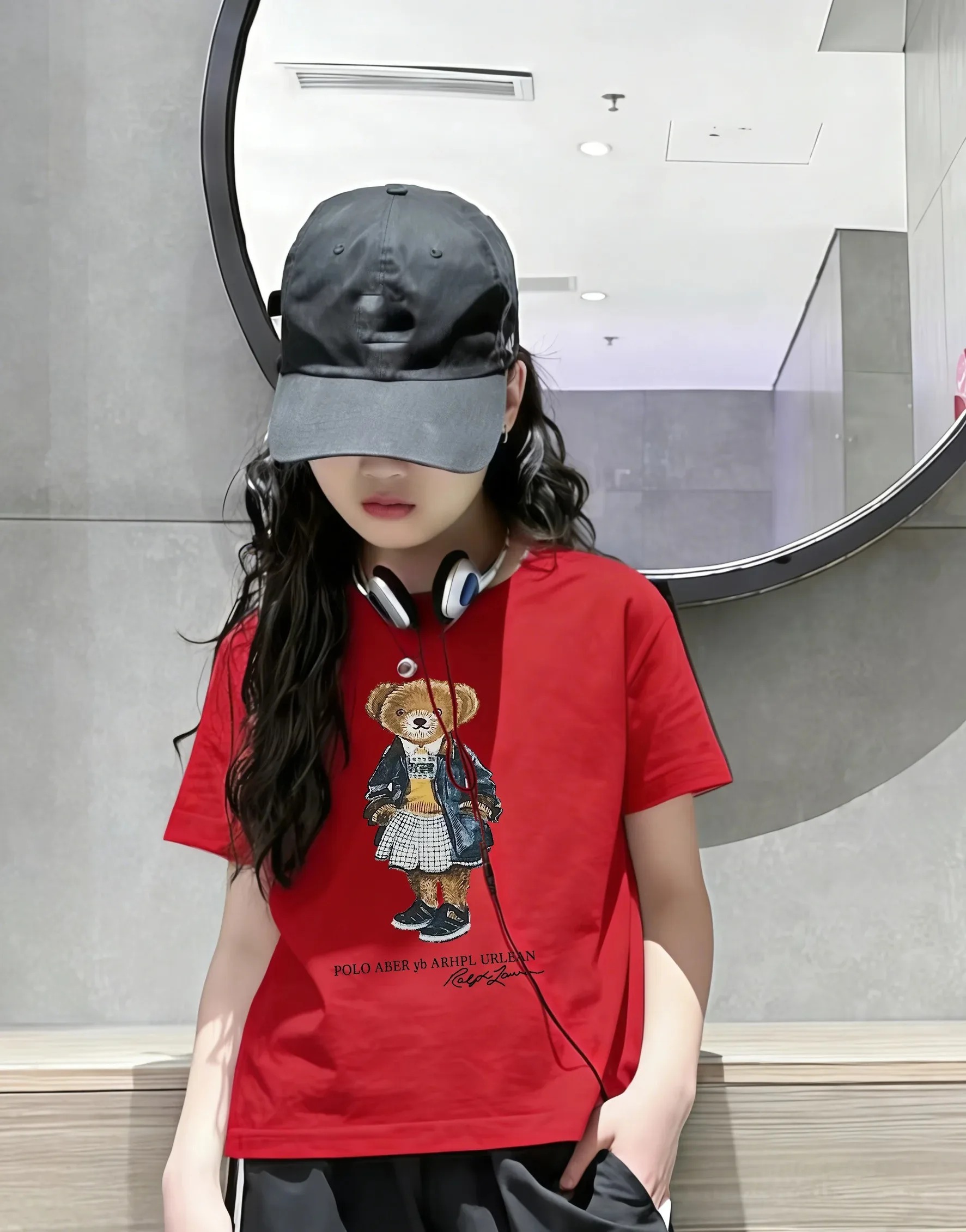 新しい子供用Tシャツ、砂糖を加えた夏の新作、女の子向け、漫画 - Baby Products Teddy Bear のレビューと価格
