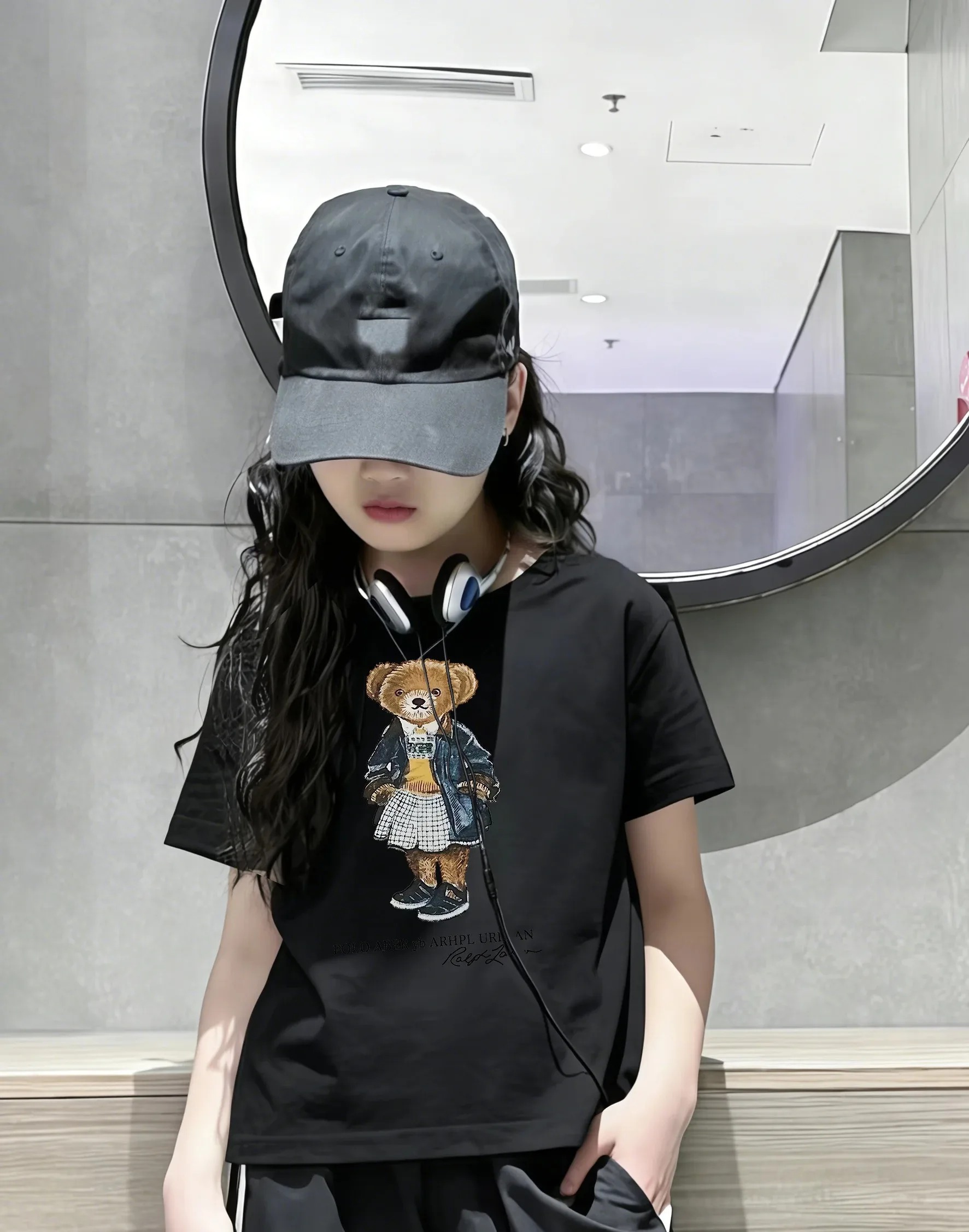 新しい子供用Tシャツ、砂糖を加えた夏の新作、女の子向け、漫画 - Baby Products Teddy Bear のレビューと価格