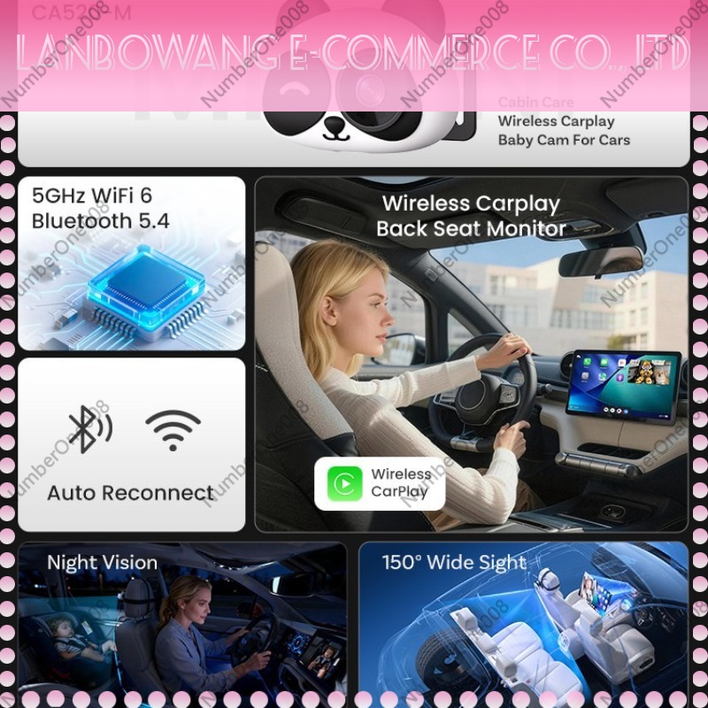 ワイヤレスCarPlayアダプター ベビーモニターカメラ ワ - Wireless Baby Monitor のレビューと価格