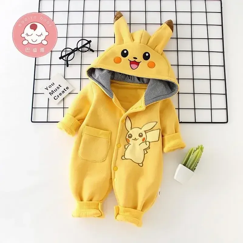 漫画ポケットモンスターベビーパジャマ新生児かわいい冬長袖子供 - Baby Products Useful のレビューと価格