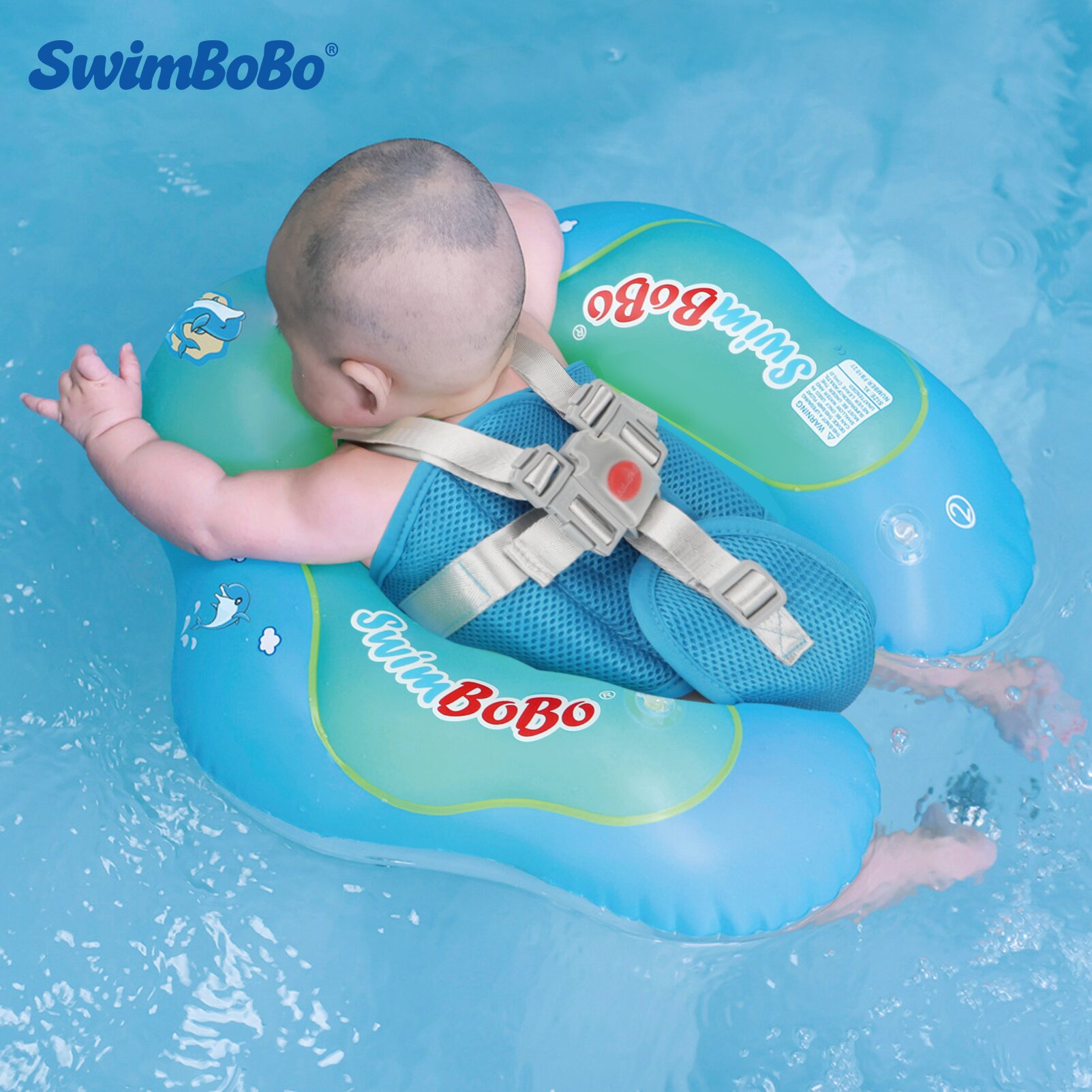 スイムボボ 新改良版 ベビー用プールフロート 膨脹式幼児用浮 - Baby Swimming Floater のレビューと価格