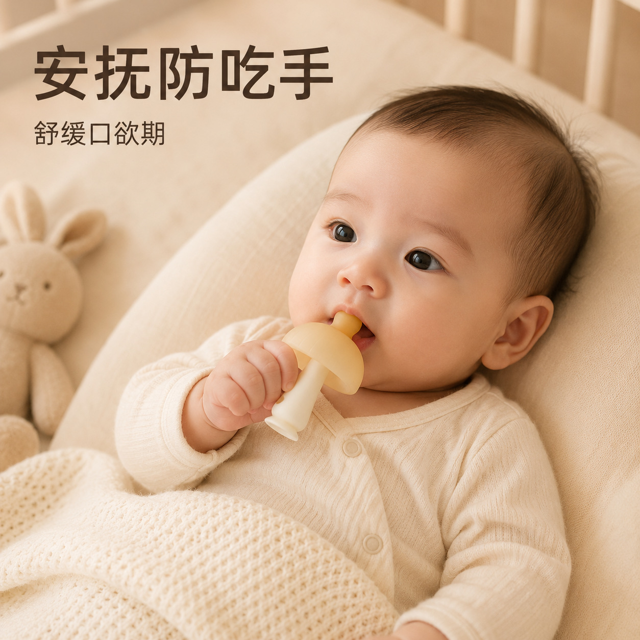 ソメニー 新食品グレードシリコン製きのこ型ベビー歯固めおもち - Baby Products Best のレビューと価格