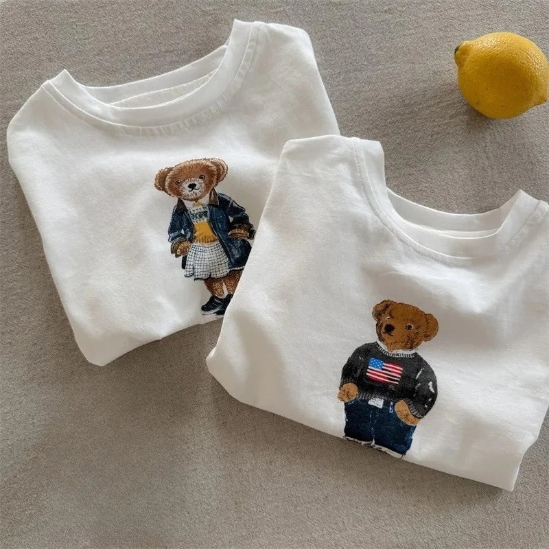 2026年子供用Tシャツ、砂糖添加、夏の新作、男の子女の子向 - Baby Products Teddy Bear のレビューと価格