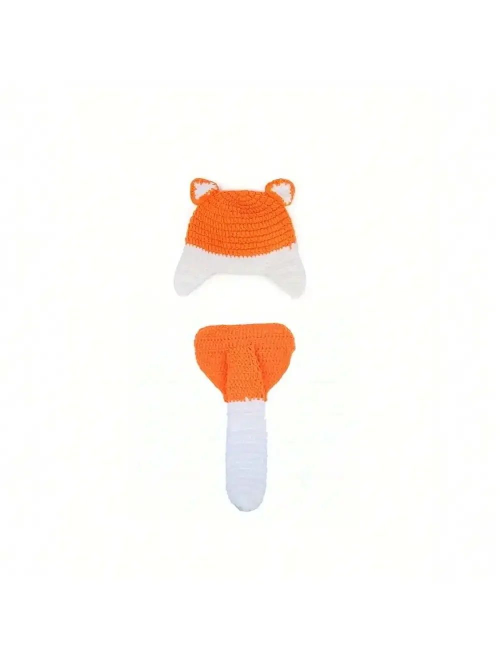 新生児用のかぎ針編みのキツネのコスチューム,写真のアクセサリ - Baby Products Useful のレビューと価格
