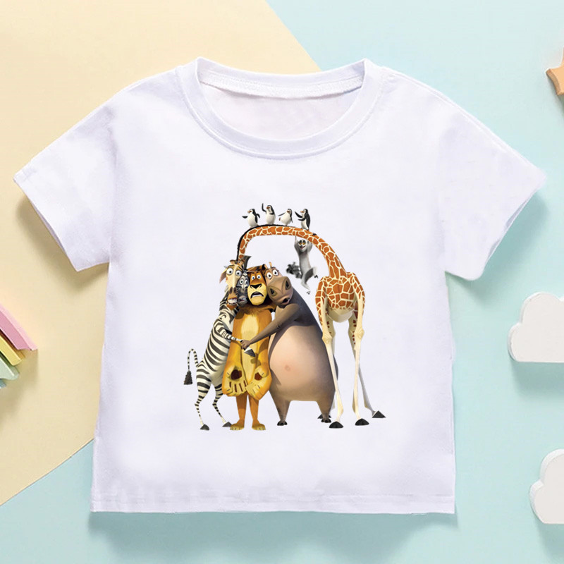 子供のための中型動物Tシャツ,ライオン,ゼブラ,キリンプリン - Baby Products Store のレビューと価格