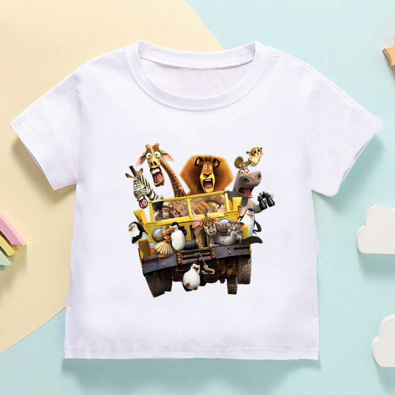 子供のための中型動物Tシャツ,ライオン,ゼブラ,キリンプリン - Baby Products Store のレビューと価格