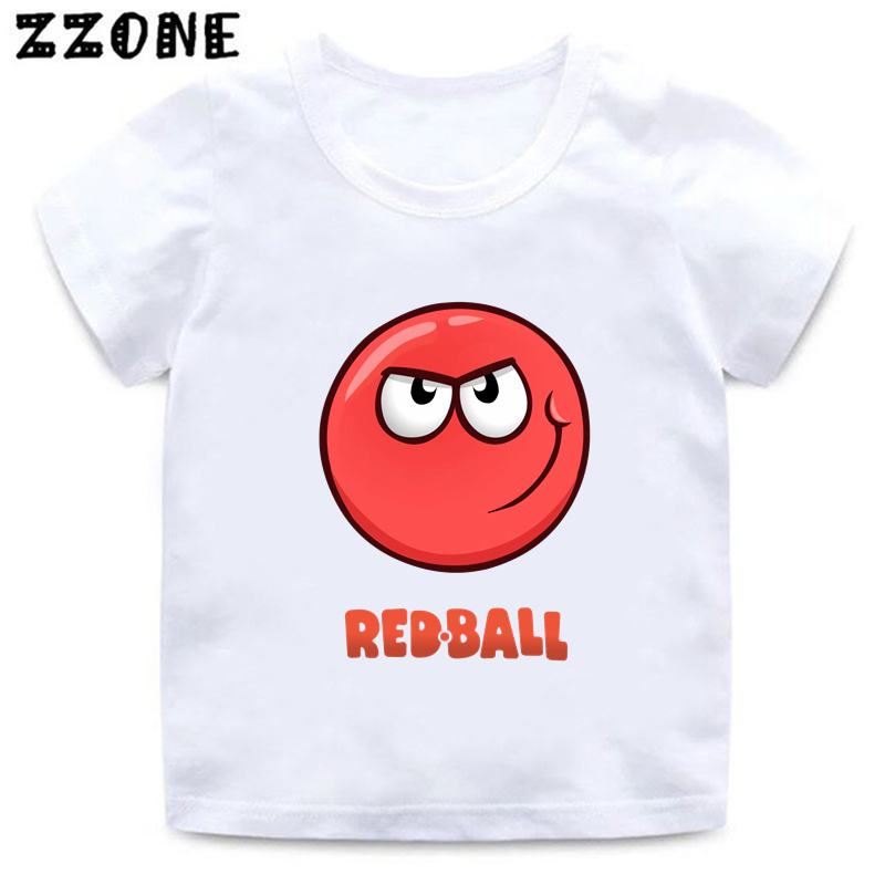 男の子と女の子のための赤いボールのTシャツ,漫画のプリントが - Baby Products Store のレビューと価格